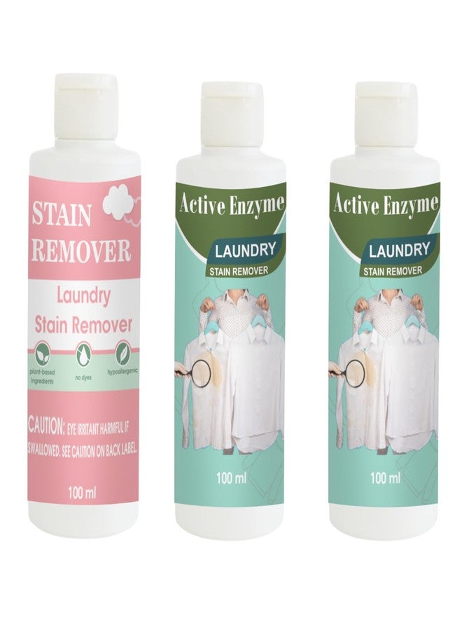 مجموعة مزيل البقع من توفوس، تتضمن مزيل بقع وردي، ومزيل بقع فستقي، ومزيل بقع فستقي | محلول تنظيف متعدد الأسطح للملابس والأقمشة والمفروشات (100 غرام لكل عبوة) - Image 1